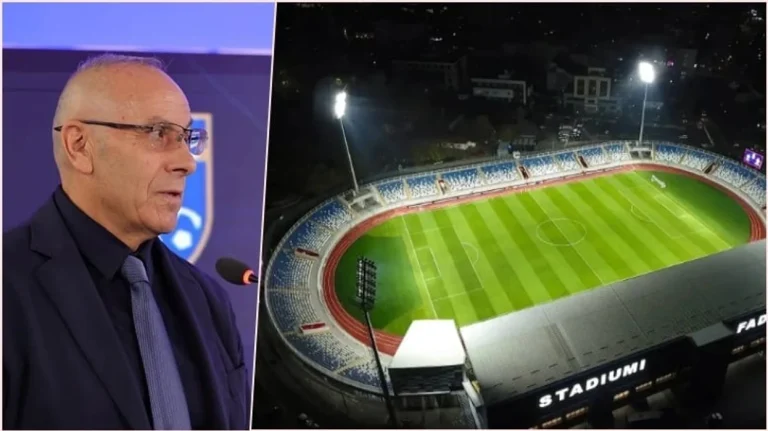 UEFA e miraton projektin, stadiumet e Kosovës do të bëhen me reflektorë
